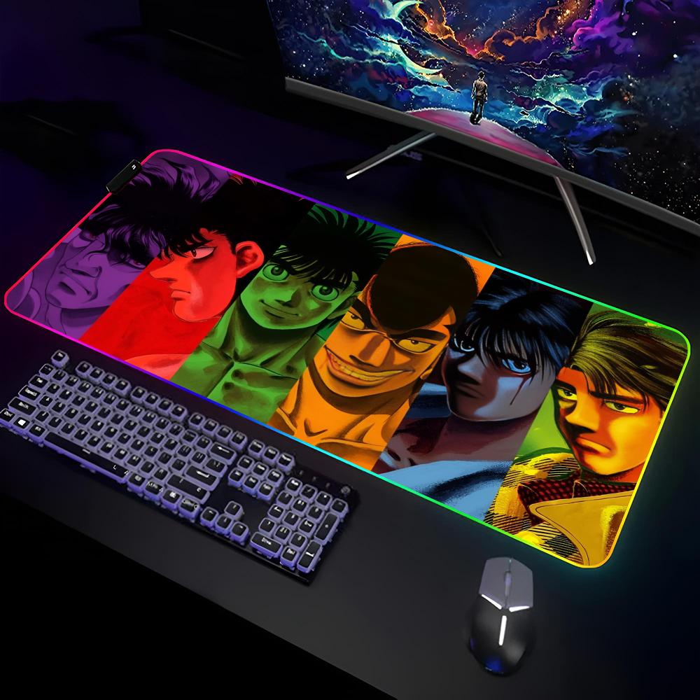 Gaming Keyboard No Rgb - 1 ชิ้น H-Hajime No Ippo แผ่นรองเมาส์เกมเมอร์