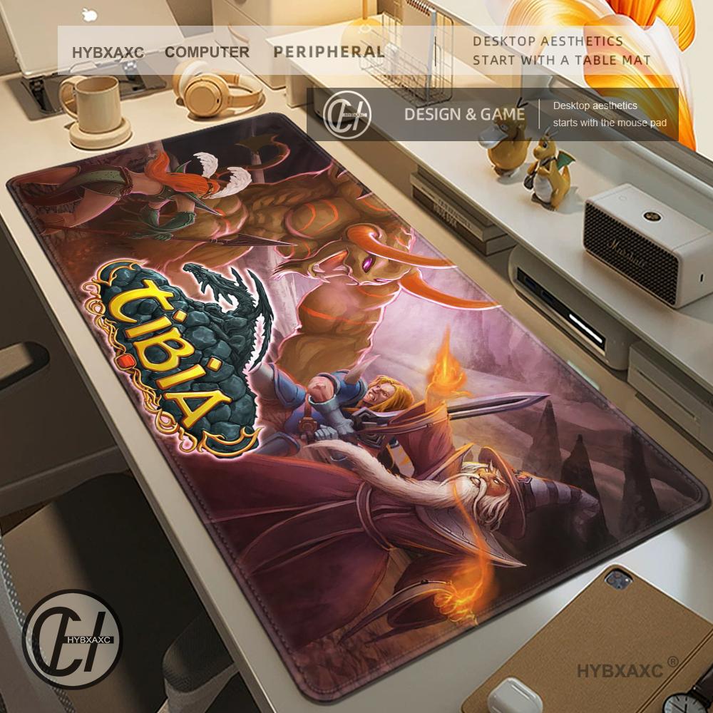 Gaming Keyboard High Ground - MMORPG tibia แผ่นรองเมาส์แผ่นรองเม้าส์เล่นเกมขนาดใหญ่แผ่นรองเมาส์สำหรับนักเล่นเกมพีซีแผ่นรองเมาส์ mausepad XXL แผ่นรองเม้าส์คีย์บอร์ด