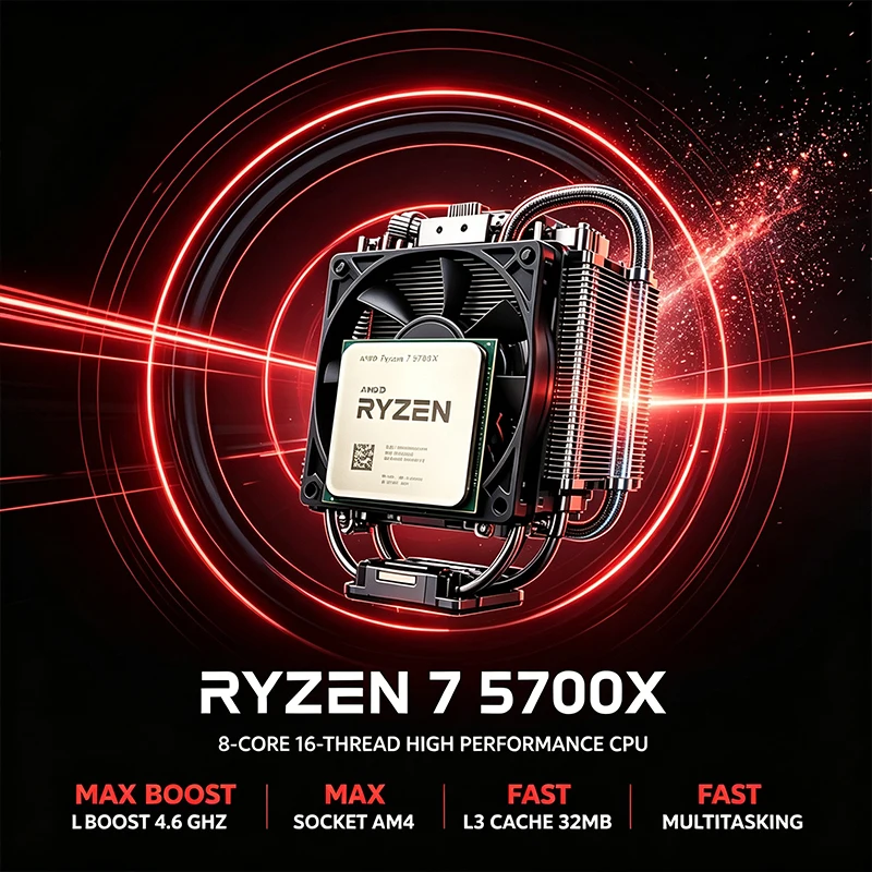 Amd Cpu Ryzen 7 - โปรเซสเซอร์ AMD Ryzen 7 5700X 8