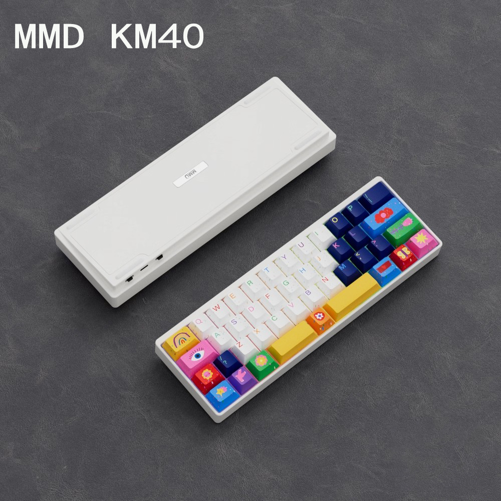 Gaming Keyboard Mini - คีย์บอร์ดกลไก MMD KM40 V2 ไร้สาย สามโหมด