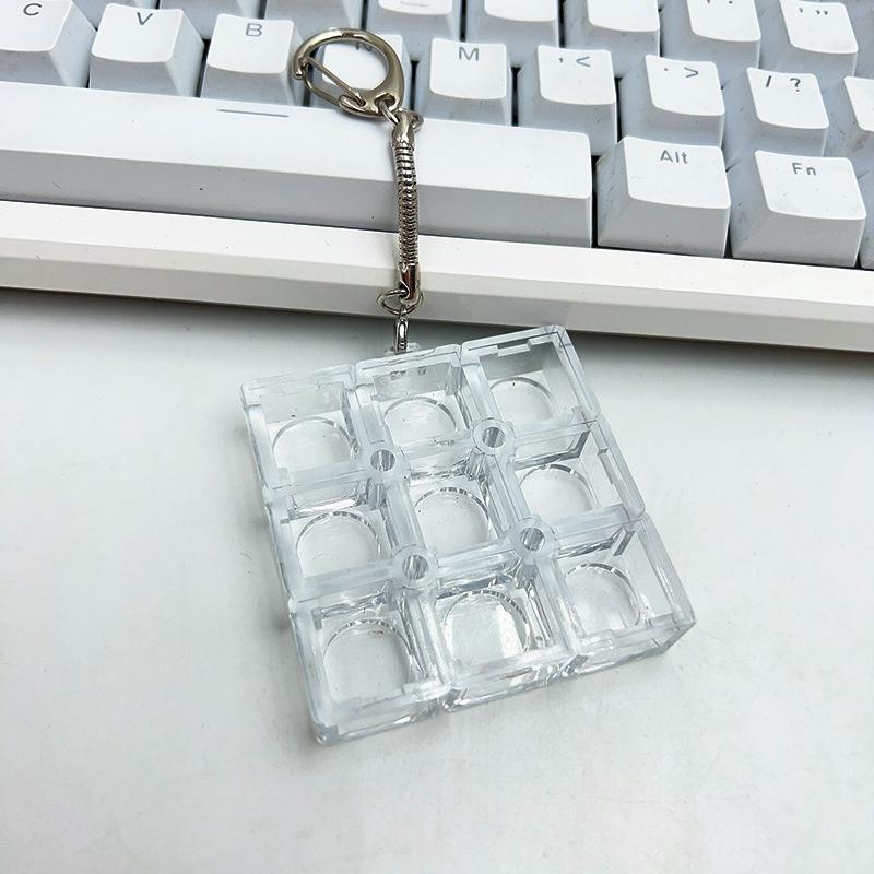 Gaming Keyboard Test - ชุดทดสอบสวิตช์คีย์บอร์ด DIY สำหรับคีย์บอร์ดแบบกลไก ทดสอบสวิตช์สำหรับปุ่มคีย์แคปต่างๆ ของเล่นฟิดเจ็ต พวงกุญแจ