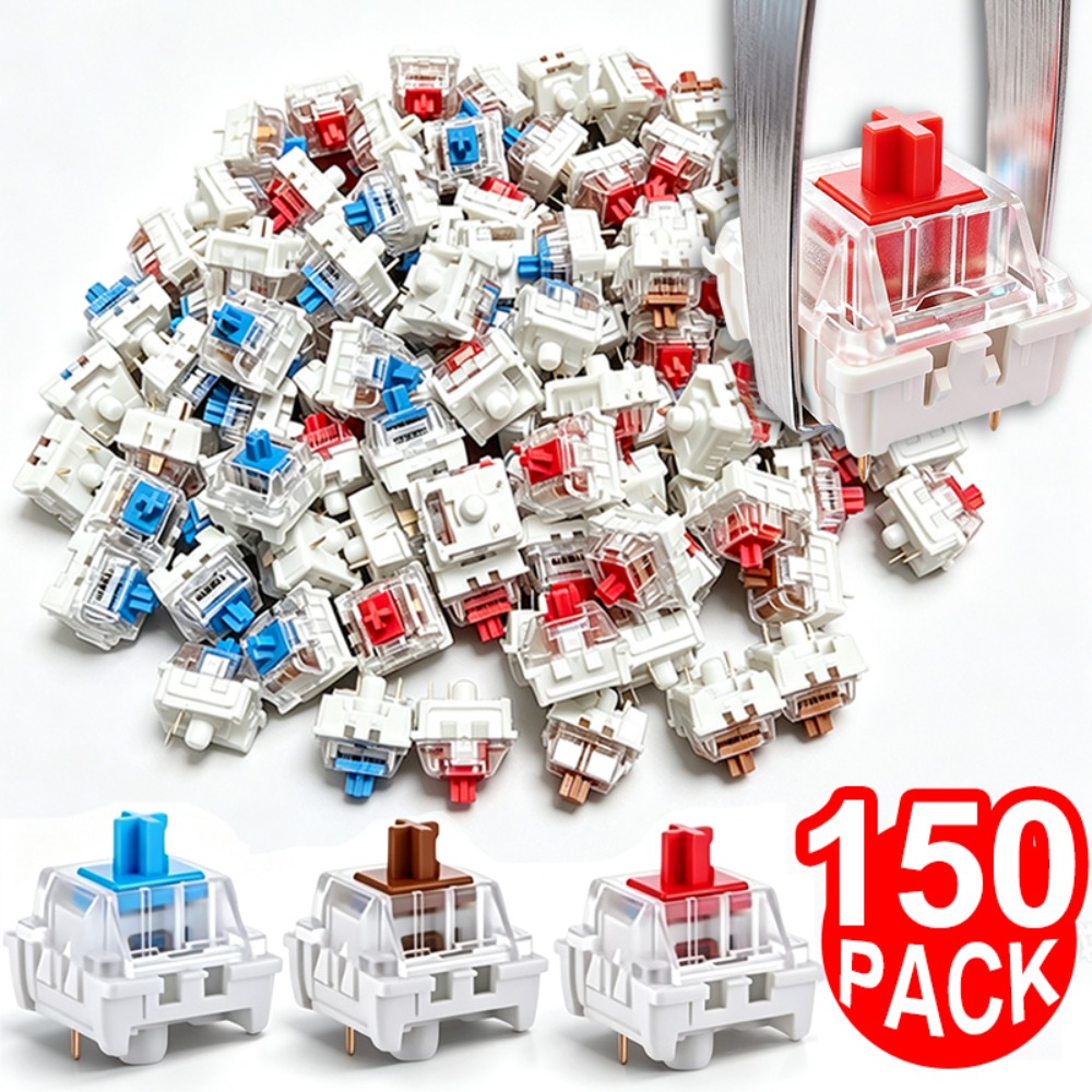 1-150 ชิ้น 3 พิน DIY สวิตช์คีย - Keyboard Gaming Blue Switch บทวิจารณ์และราคา