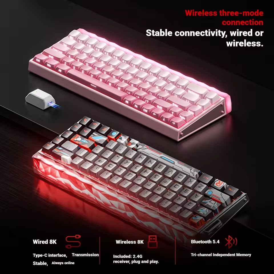 AULA HERO68 Air 3-Mode Wireles - Gaming Keyboard Hot Swappable บทวิจารณ์และราคา