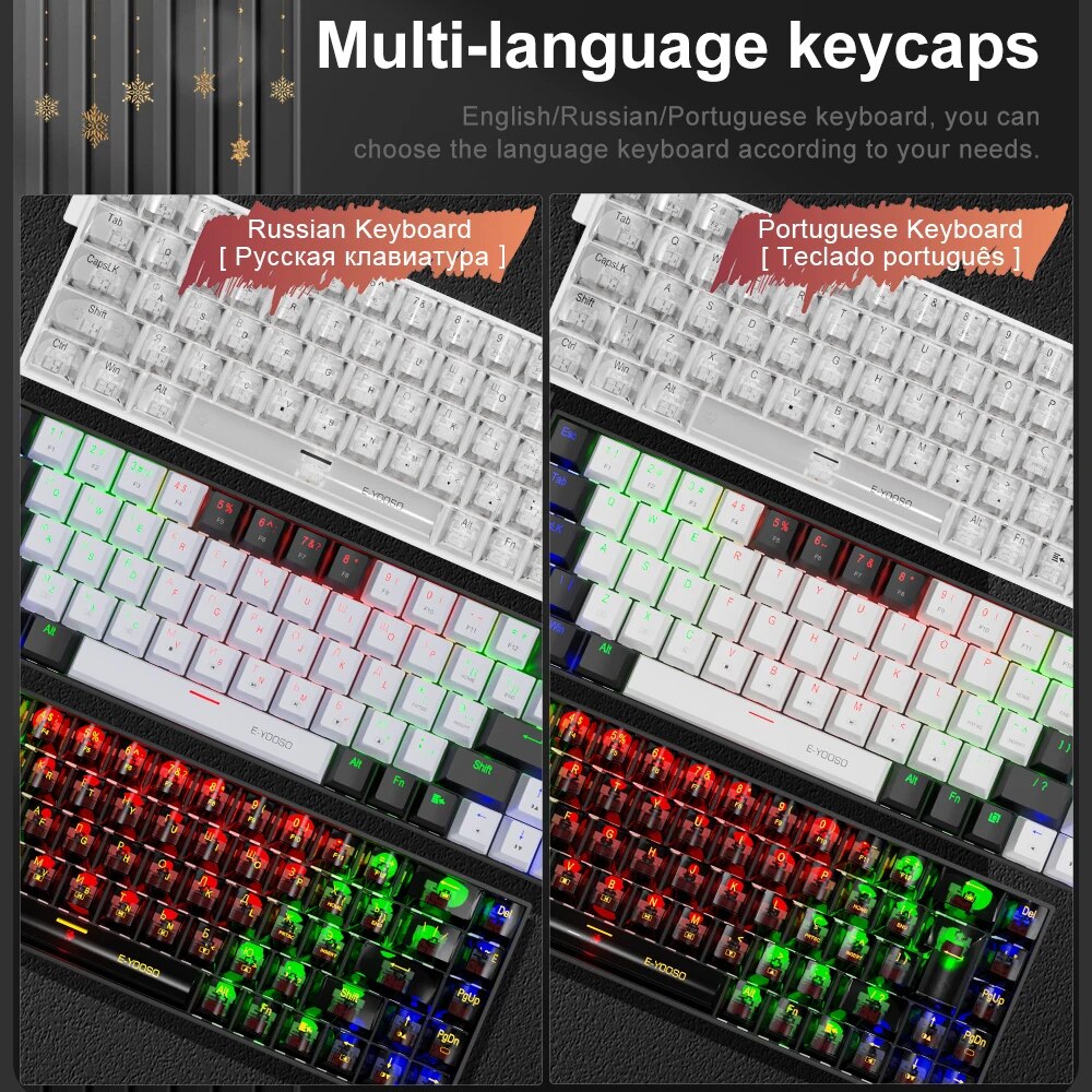 คีย์บอร์ดแบบมีสายสำหรับเล่นเกม - Gaming Keyboard Mini บทวิจารณ์และราคา