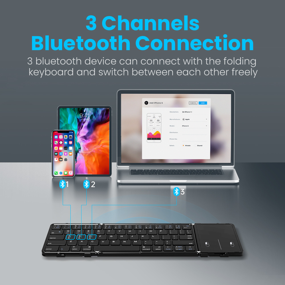 BOW เกาหลี/รัสเซียคีย์บอร์ดพับ - Gaming Keyboard Mini บทวิจารณ์และราคา