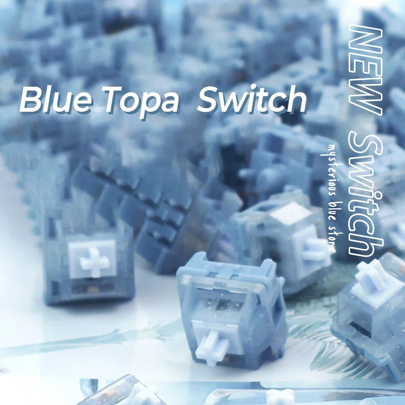 HMX Blue Topa Switch Linear Sw - Keyboard Gaming Blue Switch บทวิจารณ์และราคา
