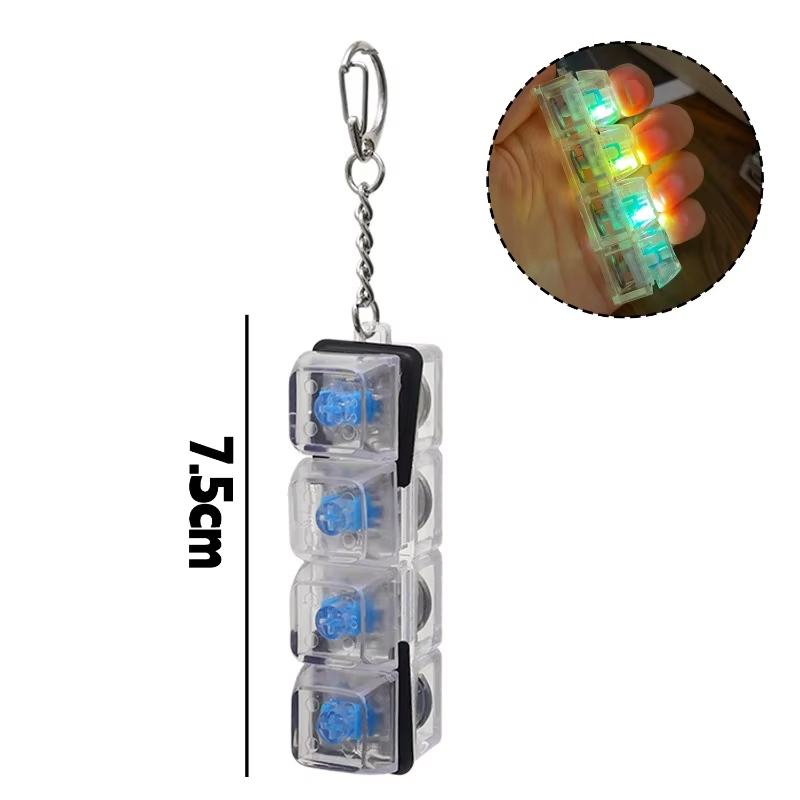 คีย์บอร์ด LED 4 ปุ่ม ของเล่นคล - Gaming Keyboard Test บทวิจารณ์และราคา