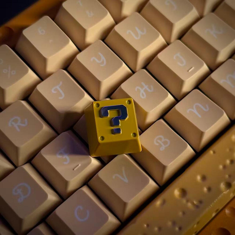 คีย์แคปโลหะลายบล็อกคำถามพิกเซล - Gaming Keyboard Nearby บทวิจารณ์และราคา