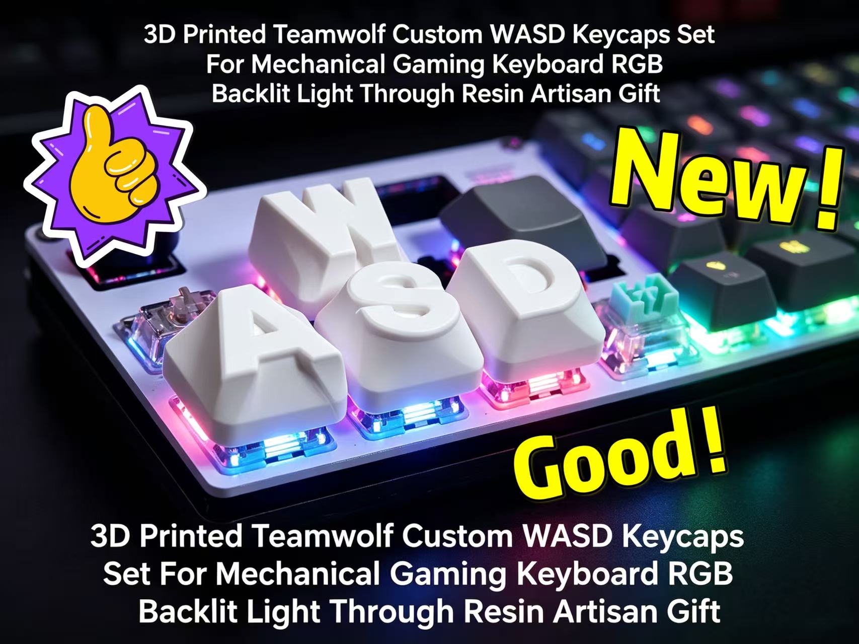 ชุดคีย์แคป Teamwolf แบบกำหนดเอ - Gaming Keyboard 2026 บทวิจารณ์และราคา