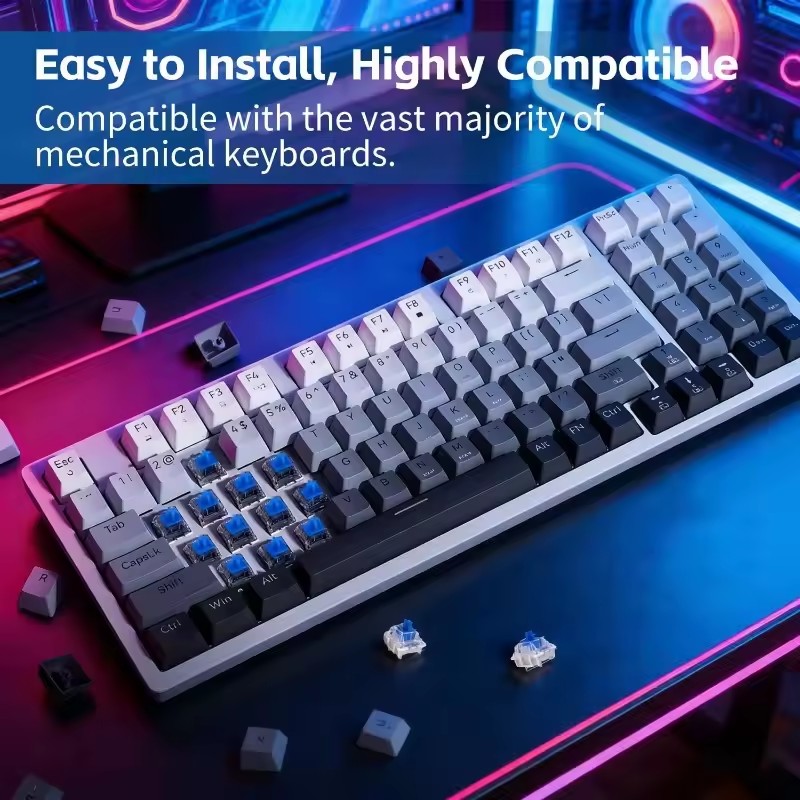 10/30 ชิ้น สวิตช์คีย์บอร์ดแบบก - Keyboard Gaming Blue Switch บทวิจารณ์และราคา