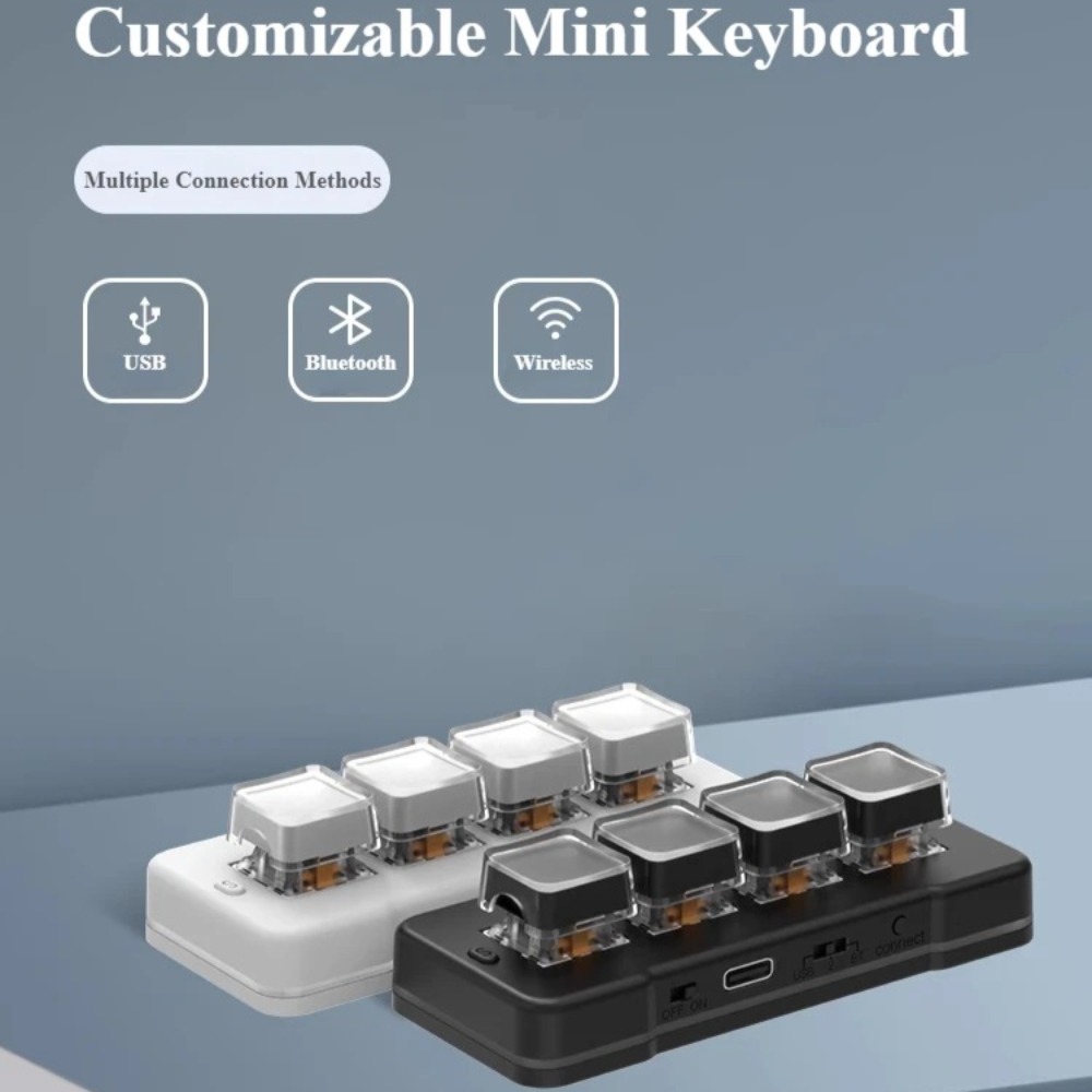 MK424Pro 4-Key Wireless Mini ค - Gaming Keyboard Mini บทวิจารณ์และราคา