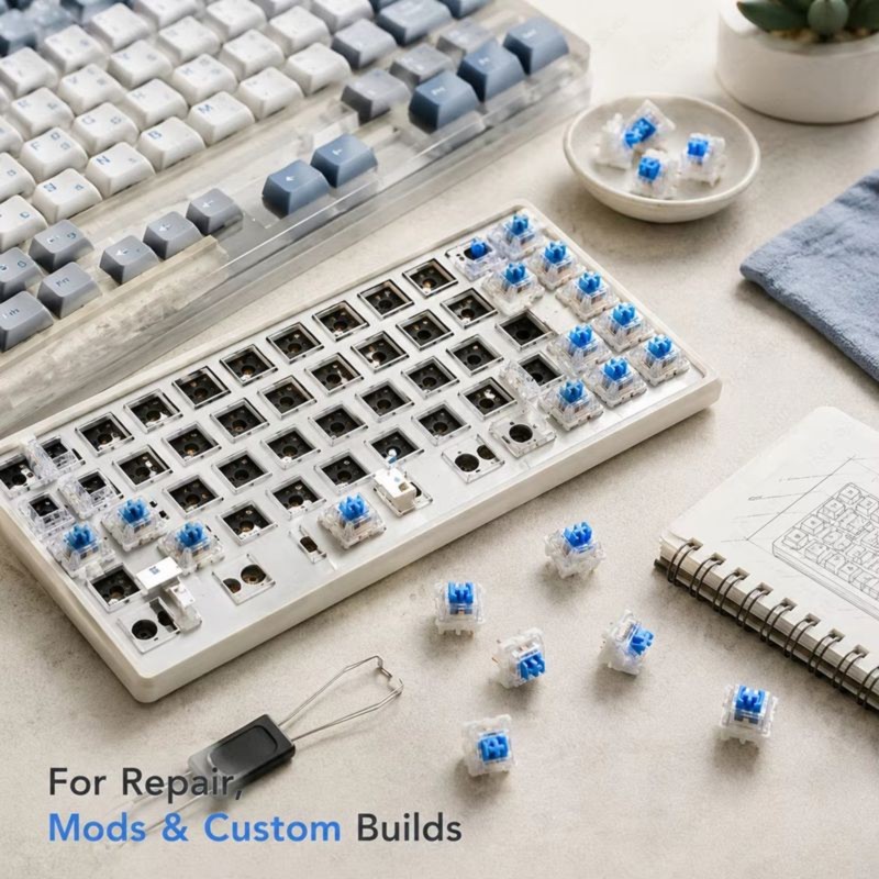 DT21 สวิตช์คีย์บอร์ดแบบกลไก DI - Keyboard Gaming Blue Switch บทวิจารณ์และราคา